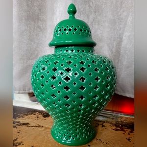 ⭐️Emerald Green Vase/Container⭐️